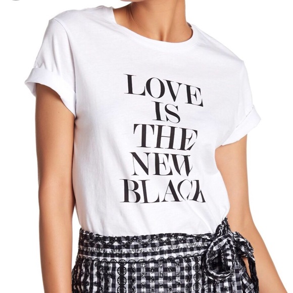 Rebecca Minkoff Tops - Rebecca Minkoff Love Is The New Black Size XS New